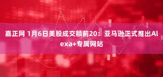 嘉正网 1月6日美股成交额前20：亚马逊正式推出Alexa+专属网站